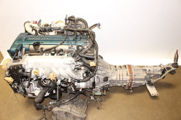 JDM Toyota 2JZ-GTE VVTI Engine W58 5-Speed Manual Transmission - Image 2