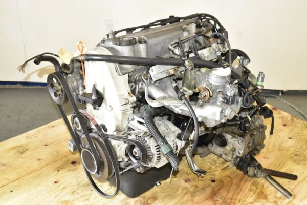 1996-2000 Honda Civic Engine 1.5L JDM D15B Non Vtec 4 Cylinder and 5 Speed Manual Transmission - Image 8